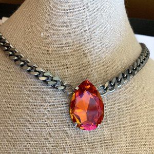 Sabika Retro Cool Drop Necklace